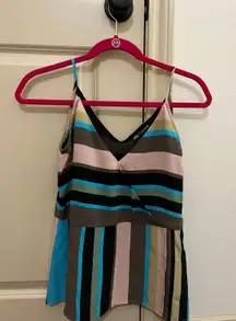 ZARA Striped Flowy Tank Top