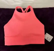 Lululemon Energy Bra High Neck Long Line Rib *Medium Support, B-D Cup