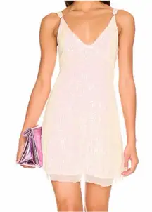 free people white sequin dress Free People White Sequin Dress