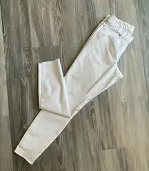 HUE white jeggings size Small