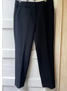 LOFT Slim Fit Black Career Office Pants Dress Pants trousers with stretch