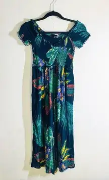 Patrons of peace floral tropical print pantsuit size/S