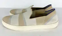 Rothy's The Sneaker Birch Stripe Size 8 Slip On Loafer Comfort Casual