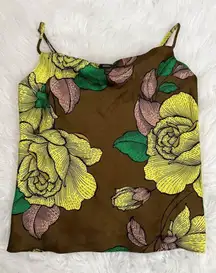 Worthington Brown with Yellow Floral Design