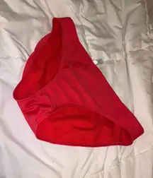 Red  bikini bottoms