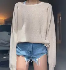 Golden Pink Glitter Shimmer Sweater