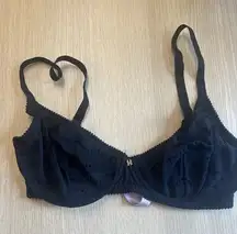 Savage X Fenty Floral Lace Unlined Bra Size 34 DDD T1027