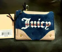 NWT JUICY COUTURE VELVET AND LEATHER WALLET