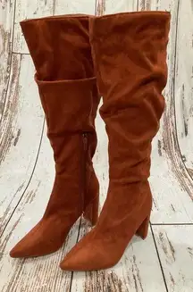 NWOT PUBLIC DESIRE FAUX SUEDE BOOTS