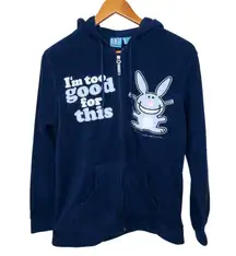 Vintage Y2K It's Happy Bunny Fleece Jacket