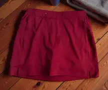 LADY HAGEN Burgundy Golf Pickleball Tennis Active Skort Size Medium