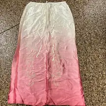 Silk Maxi Skirt.