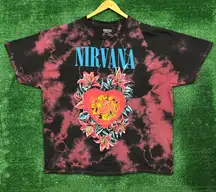 Nirvana Heart-Shaped Box Grunge Band Tie-Dye T-Shirt Size 3X