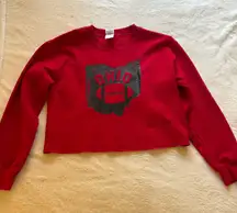 Ohio State University Cropped Sweatshirt