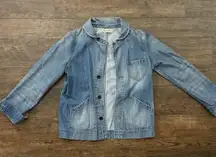 Madewell Denim Jacket Women Size S Blue Button Up Casual Everyday Outerwear