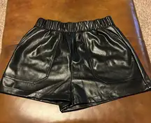 Leather Shorts