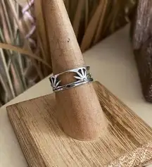Sunrise Sterling Silver Band Ring Sizes 8,9