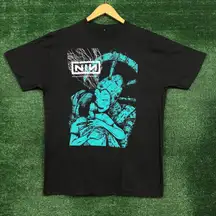 Nine Inch Nails 2005 With Teeth Tour Industrial Rock Band T-Shirt Size Large