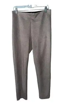 Zara Womens Gingham Pull-on Pants, Large