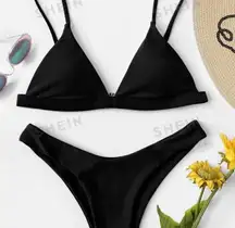 SheIn Triangle High Cut Bikini Set