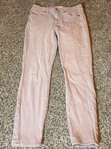 Madewell‎ High Riser Skinny Crop Jeans Mauve Pink Casual Denim Size 29