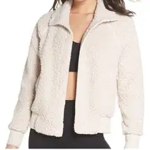 Zella Cozy Up Bomber Jacket Size Medium