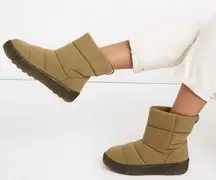 MADEWELL The Toasty Puffer Water Resistant Cozy Boot in Olive Surplus Sz 6💛