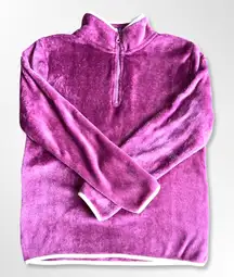 🪩4/$20!! Wallflower Half-Zip Fleece Magenta Pullover M