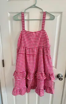 Pink Gingham Dress