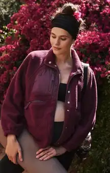 FP Movement X Hatch Hit the Slopes fleece Jacket Coat Size Small