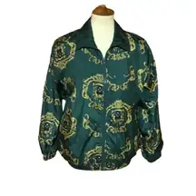 Vintage 90s forest green jacket