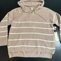 Rachel Zoe Beige super soft hoodie sweater NWT