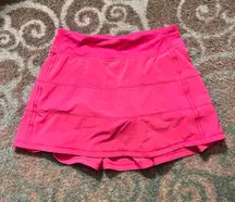 Lululemon women’s sonic pink tennis skort 4