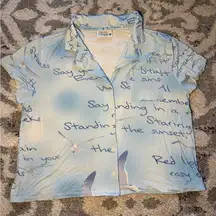 Taylor Swift 1989 (Taylor's Version) "Wildest Dreams" pajama top⭐️