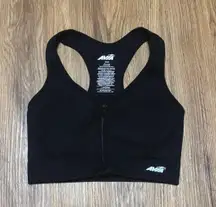 Half Zip Up Sports Bra