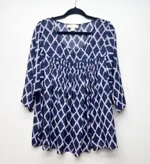 Michael Kors Top Womens 2X Sheer Lightweight Career Workwear Party Event Evening