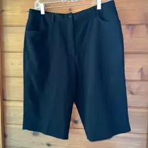 Monterey Club Black Dress Golf Shorts Size 12