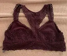 Burgundy Lace Bralette
