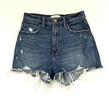 Abercrombie & Fitch Ultra High Rise Mom Shorts Size 27