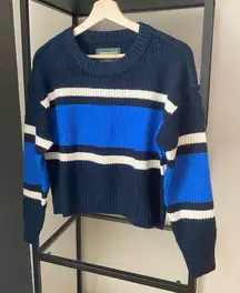 NWT American Eagle Crewneck Striped Knit Sweater