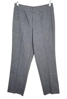 Alfred Dunner Gray Stretch Pants Size 10 Gray Ankle Pull-on Pants