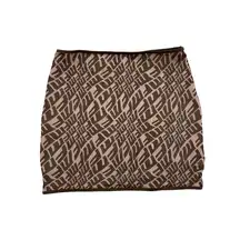 White Fox Boutique - Beautiful Soul Mini Skirt in Brown