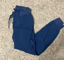 Blue januu joggers scrubs