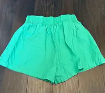 White fox golden sunset shorts