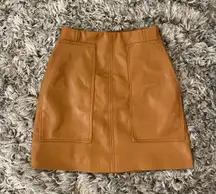 Leather Skirt