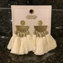 Ivory Tassel Earrings