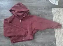 Cropped Scuba Hoodie