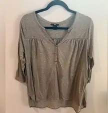 H&M Henley-Style Top in Size L