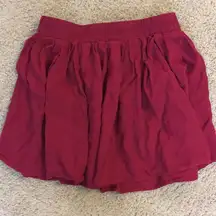 🛍 LA Hearts Red Casual Skater Skirt from PacSun