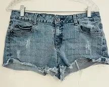L.E.I. Junior Denim Distressed Ladies Jeans Shorts